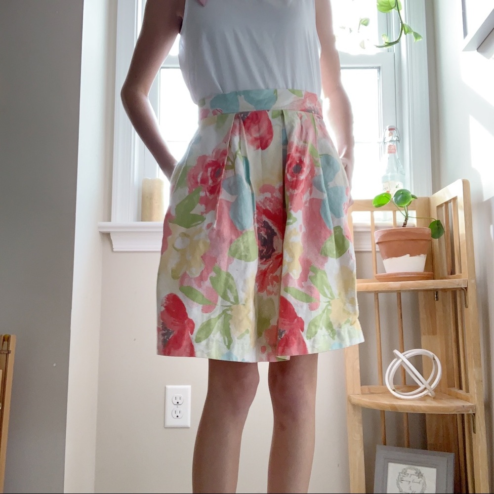 Vintage floral skirt